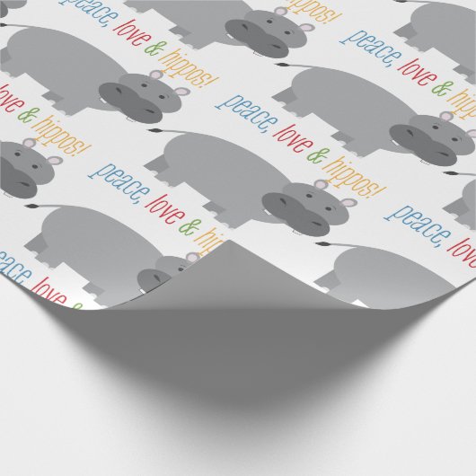 Hippos Cadeaupapier (Hoek)