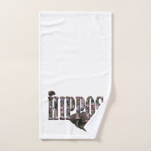 Hippos en Hippo-Logo, Handdoek