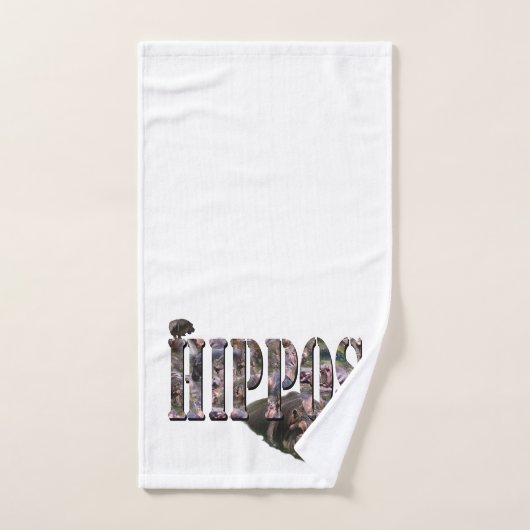 Hippos en Hippo Logo, Handdoek (Handdoek)