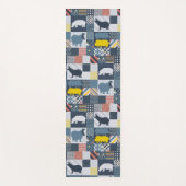 Hippos Faux Quilt Yogamat (Voorkant)