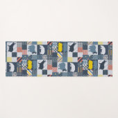 Hippos Faux Quilt Yogamat (Voorkant (horizontaal))