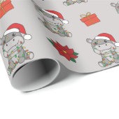 Hippos Holiday Cadeaupapier (Rol Hoek)