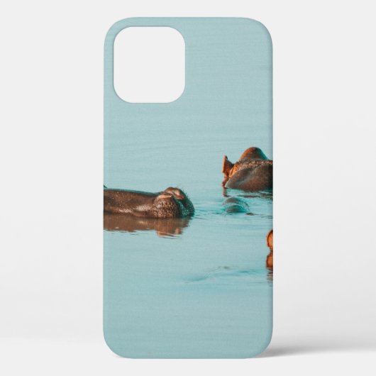 HIPPOS KOELEN UIT IN DE DAM Case-Mate iPhone CASE (Achterkant)