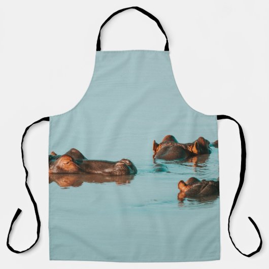 HIPPOS KOELEN UIT IN DE DAM SCHORT (Voorkant)