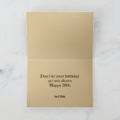 Hippos Old Man Birthday Funny Card Kaart (Binnen)