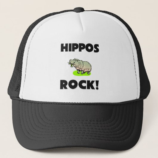 Hippos Rock Trucker Pet (Voorkant)