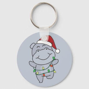 Hippos-Sleutelhanger voor winterdieren met hippo-K Sleutelhanger
