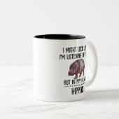 Hippos Tweekleurige Koffiemok (Voorkant rechts)