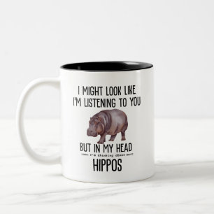 Hippos Tweekleurige Koffiemok