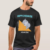 Hippotenuse Algebra Calculus math T-shirt (Voorkant)