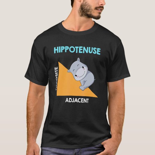 Hippotenuse Algebra Calculus math T-shirt (Voorkant)