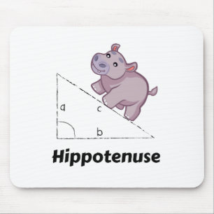 Hippotenuse Funny Wiskunde Muismat