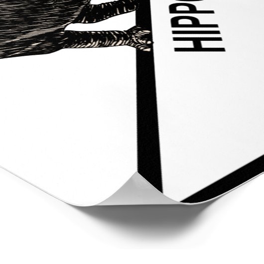 Hippotenuse Hypotenuse Funny Wiskunde Geometry Pos Poster (Hoek)