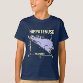 Hippotenuse Lindo Hipopotamo Matematico Para Niños T-shirt (Voorkant)