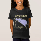 Hippotenuse Lindo Hipopotamo Matematico Para Niños T-shirt (Voorkant)