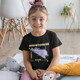 Hippotenuse Lindo Hipopotamo Matematico Para Niños T-shirt