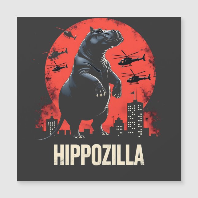 Hippozilla Spooky Moo Deng Baby Pygmy Hippo (Voorkant)