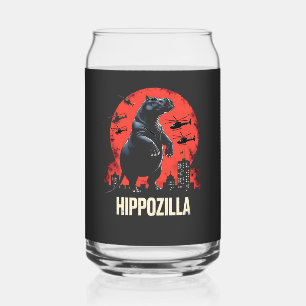 Hippozilla Spooky Moo Deng Baby Pygmy Hippo Blikvorm Glas