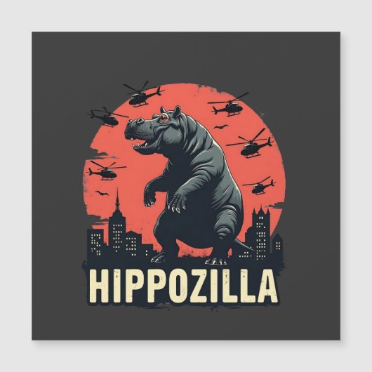 Hippozilla Spooky Moo Deng Nijlpaard Halloween (Voorkant)