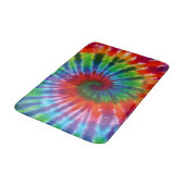Hippy 60s 70s Tie Dye Retro Colorful Badmat (Gekanteld)