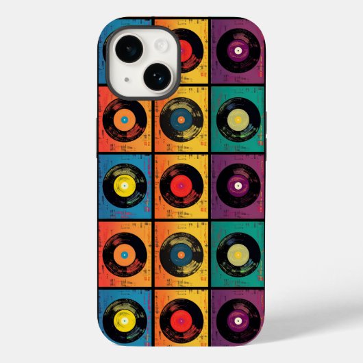 Hippy 60s Boho Peace Sign Case-Mate iPhone Case (Achterkant)