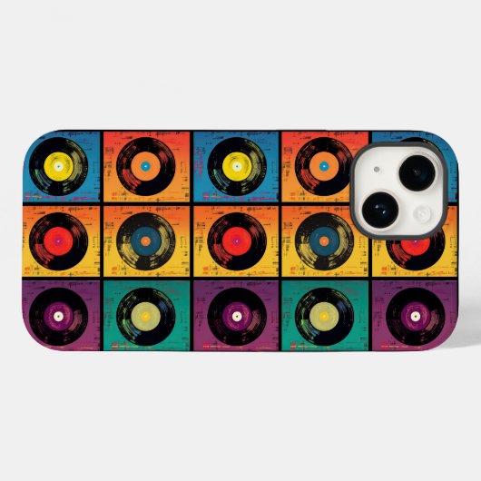 Hippy 60s Boho Peace Sign Case-Mate iPhone Case (Achterkant (horizontaal))