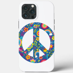Hippy 60s Boho Peace Sign Case-Mate iPhone Case
