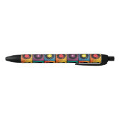 Hippy 60s Boho Peace Sign Zwarte Inkt Pen (Bodem)