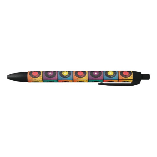 Hippy 60s Boho Peace Sign Zwarte Inkt Pen (Bodem)