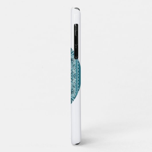 Hippy Bandanna Peace Sign Blauwgroen Case-Mate iPhone Case (Achterkant/links)