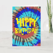 Hippy Birthday Kaart (Voorkant)