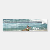 hippy boerderij bumper sticker (Voorkant)