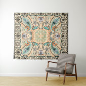 Hippy Bohemian Peace Mandela Boho Chic Wandkleed (In Situ (horizontaal))