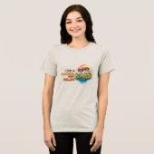 Hippy Boho Mushroom Peace Trippy Tri-Blend Shirt (Voorkant volledig)
