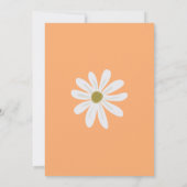 Hippy Boho Retro Bridal Shower Uitnodiging (Achterkant)