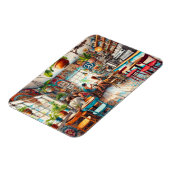 Hippy Café in de Waterverf van Miami Magneet (Linkerzijde)