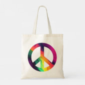 Hippy-Canvas tas voor vredesbord (Achterkant)