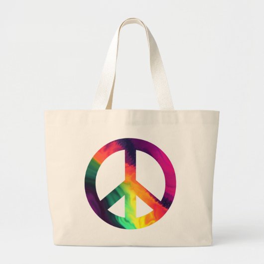 Hippy-Canvas tas voor vredesbord (Voorkant)