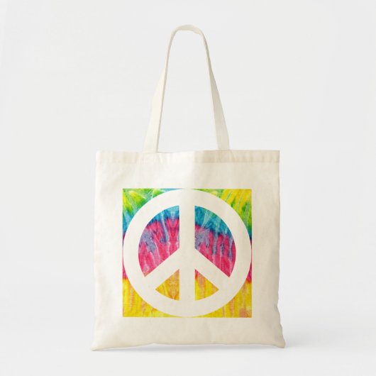 Hippy-Canvas tas voor vredesbord (Voorkant)