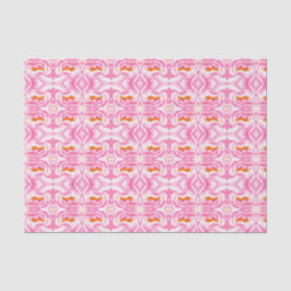 Hippy Chic roze en Oranje Stropdas-Dye Patroon Tissuepapier