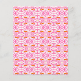 Hippy Chic roze en Oranje Stropdas-Dye Scrapbook P