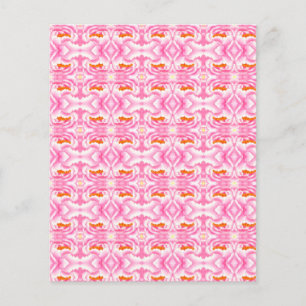 Hippy Chic roze en Oranje Stropdas-Dye Scrapbook P