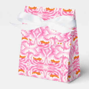 Hippy Chic roze en Oranje Stropdas-kleurstof Bedankdoosjes