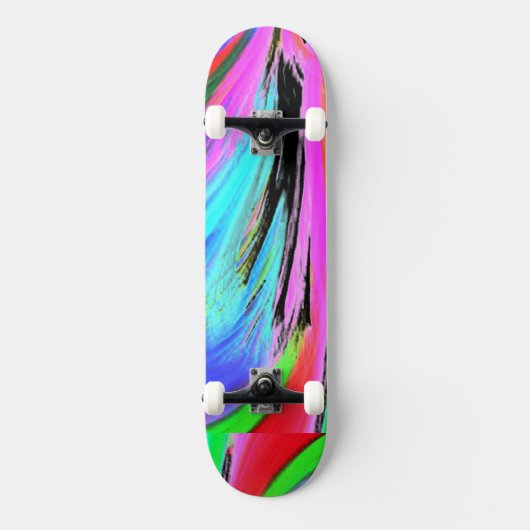 Hippy Color Wave Skateboard (Voorkant)