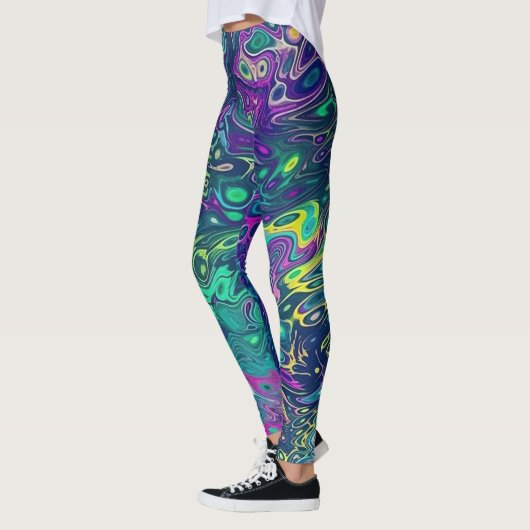Hippy Dippy Trippy Leggings - Cool (Links)