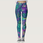 Hippy Dippy Trippy Leggings - Cool (Voorkant)
