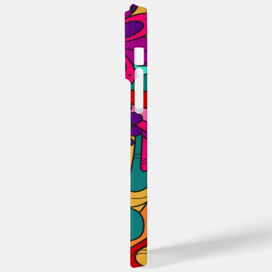 Hippy Floral Style Case-Mate iPhone Case (Achterkant / Links)