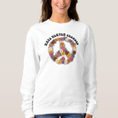 Hippy Floral Sweatshirt Christelijk Shirt (Voorkant)