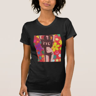 Hippy Flower child 60s-thema T-shirt