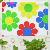 Hippy Flower Collage Theedoek (Gevouwen)